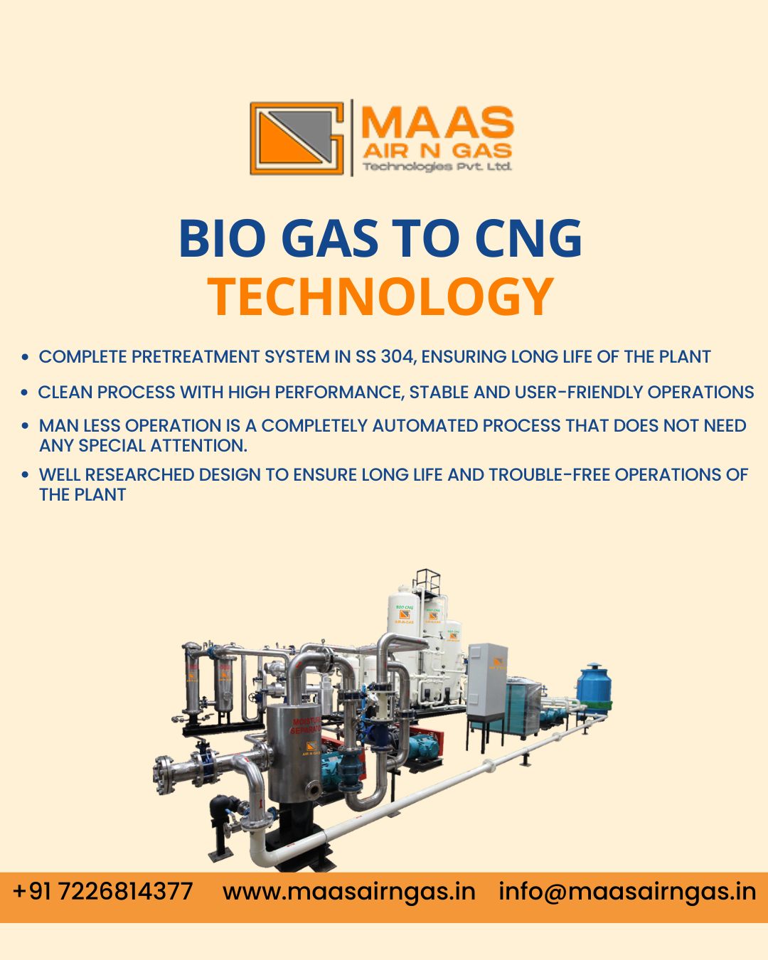 Bio Gas to CNG Technology: Transforming Organic Waste into Clean Energy
