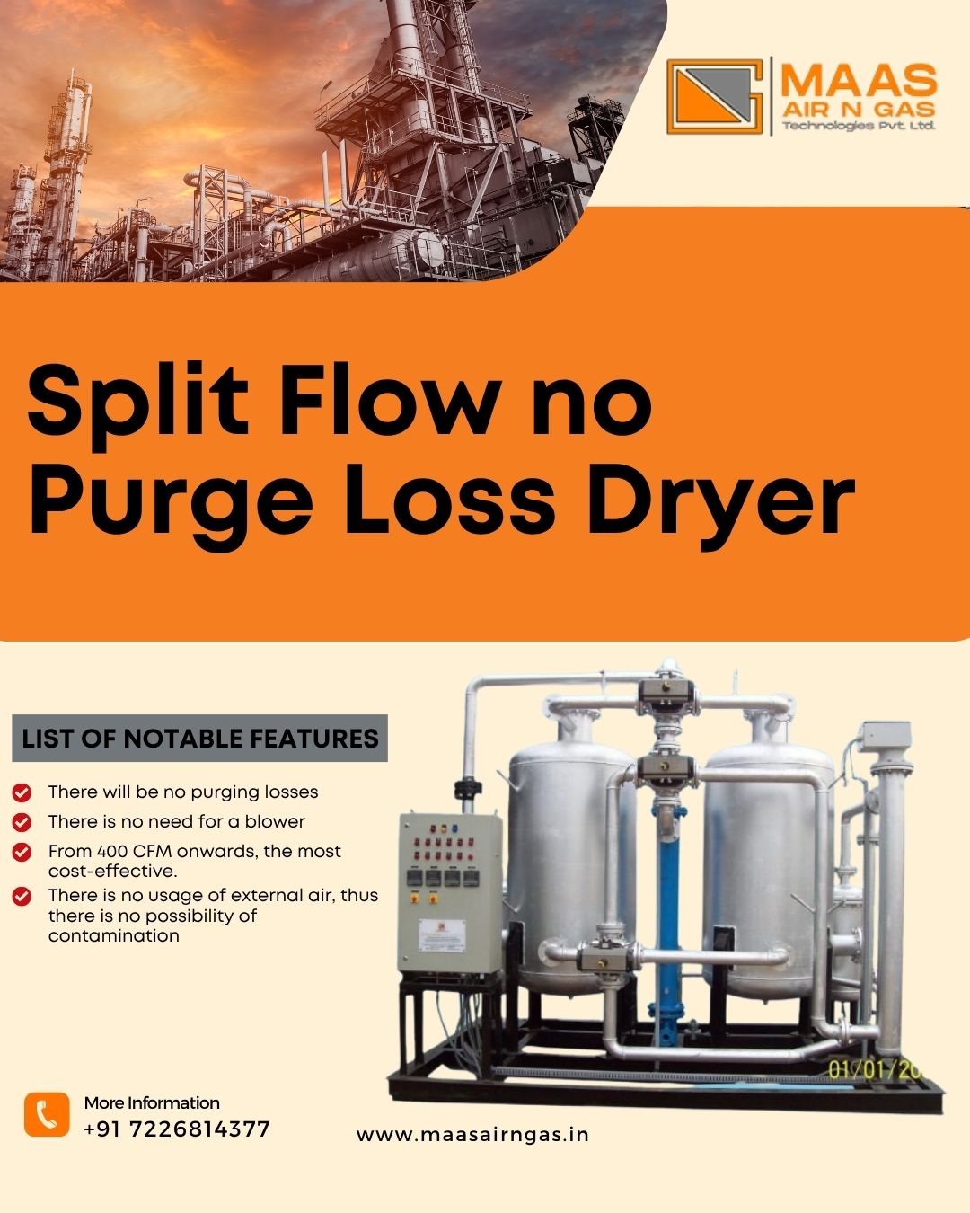 Split Flow No Purge Loss Dryer: 7 Powerful Benefits for Maximum Energy Savings and Industrial Air Drying Efficiency