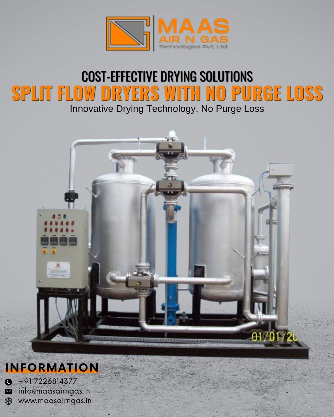 Split Flow Dryers: 7 Powerful Benefits of Cost-Effective Drying Solutions with No Purge Loss